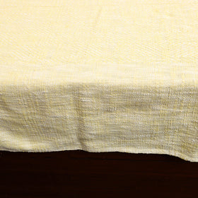 Beige - pure handloom cotton double bed cover from bijnor