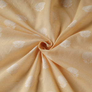 Pure Handwoven Cutwork Buti Cotton Banarasi Fabric 