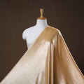 Beige - pure mashru silk plain fabric (width - 46 in) 04