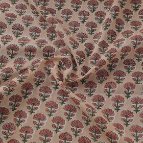 Pure mul cotton hand sanganeri fabric 15 - handcrafted