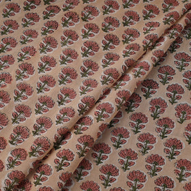 Pure mul cotton hand sanganeri fabric 15 - handcrafted