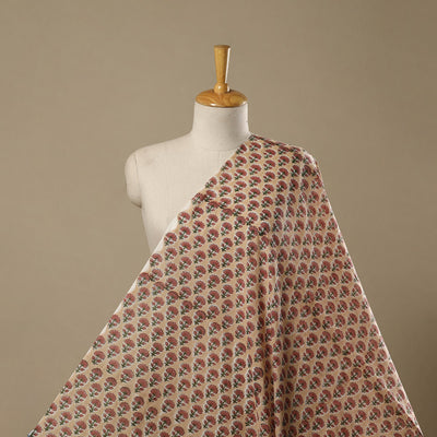 Pure mul cotton hand sanganeri fabric 15 - handcrafted