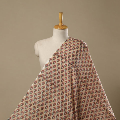 Pure mul cotton hand sanganeri fabric 15 - handcrafted