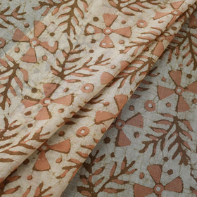 Pure mul cotton kutch hand block batik print fabric 02