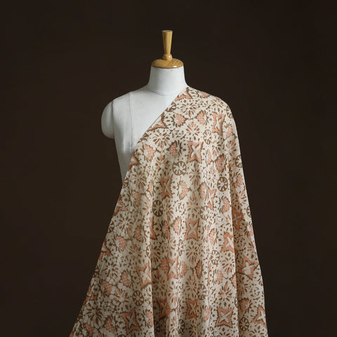 Pure mul cotton kutch hand block batik print fabric 03