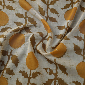 Pure mul cotton kutch hand block batik print fabric 10