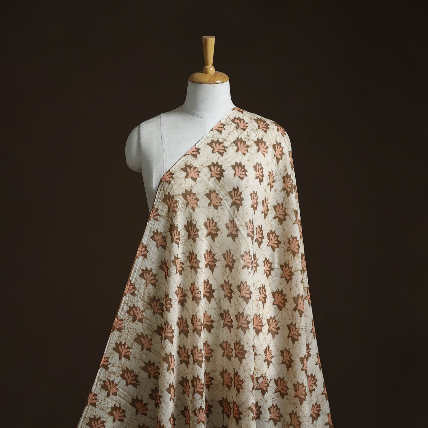 Pure mul cotton kutch hand block batik print fabric 16