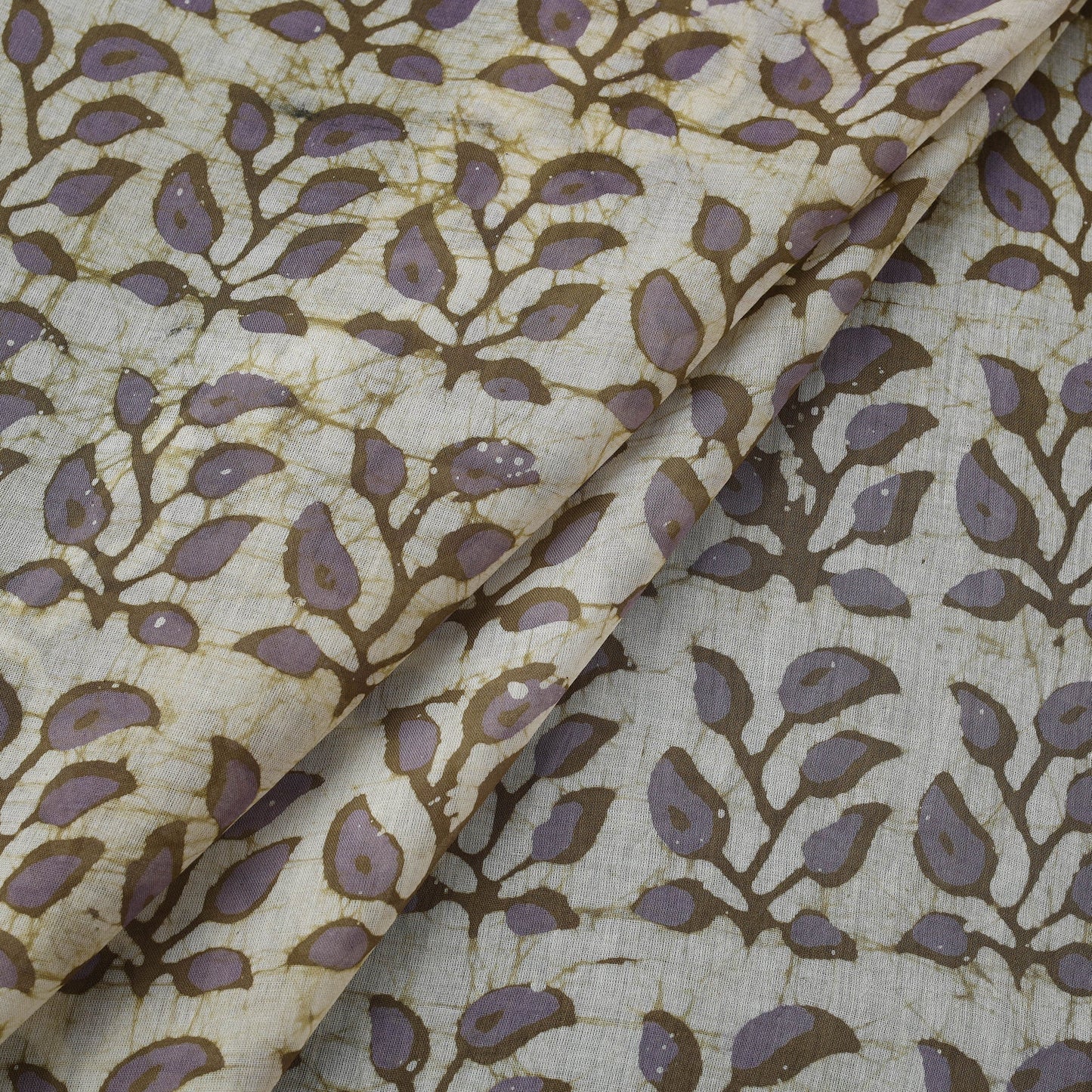 Pure mul cotton kutch hand block batik print fabric 20