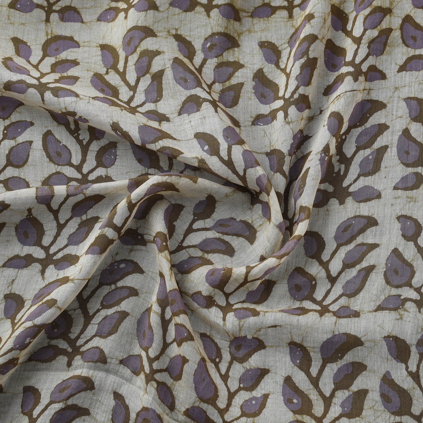 Pure mul cotton kutch hand block batik print fabric 20