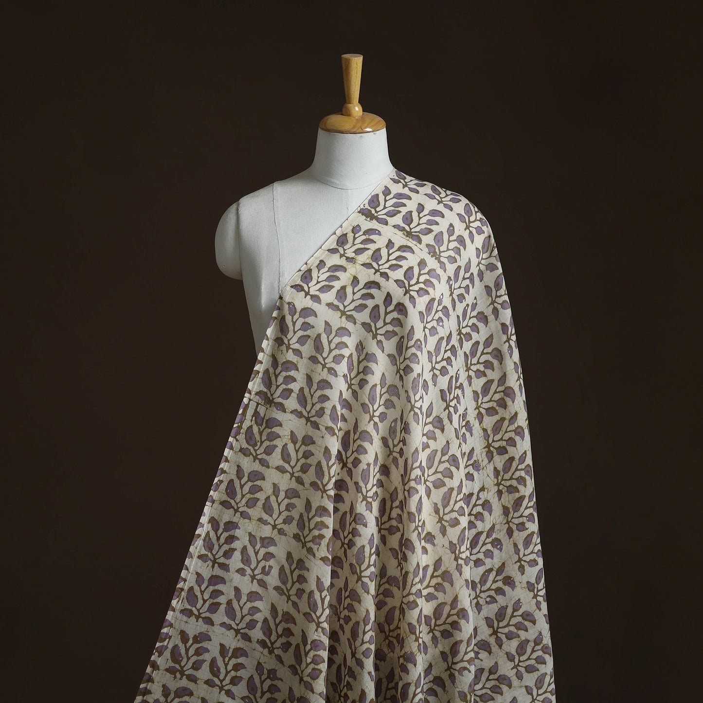 Pure mul cotton kutch hand block batik print fabric 20