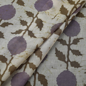 Pure mul cotton kutch hand block batik print fabric 21