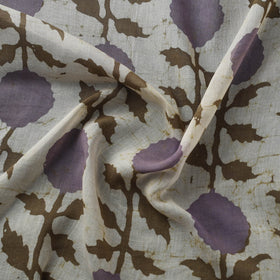 Pure mul cotton kutch hand block batik print fabric 21