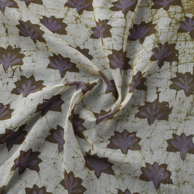 Pure mul cotton kutch hand block batik print fabric 23