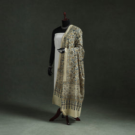 Pure mul cotton kutch hand block print natural dyed ajrakh