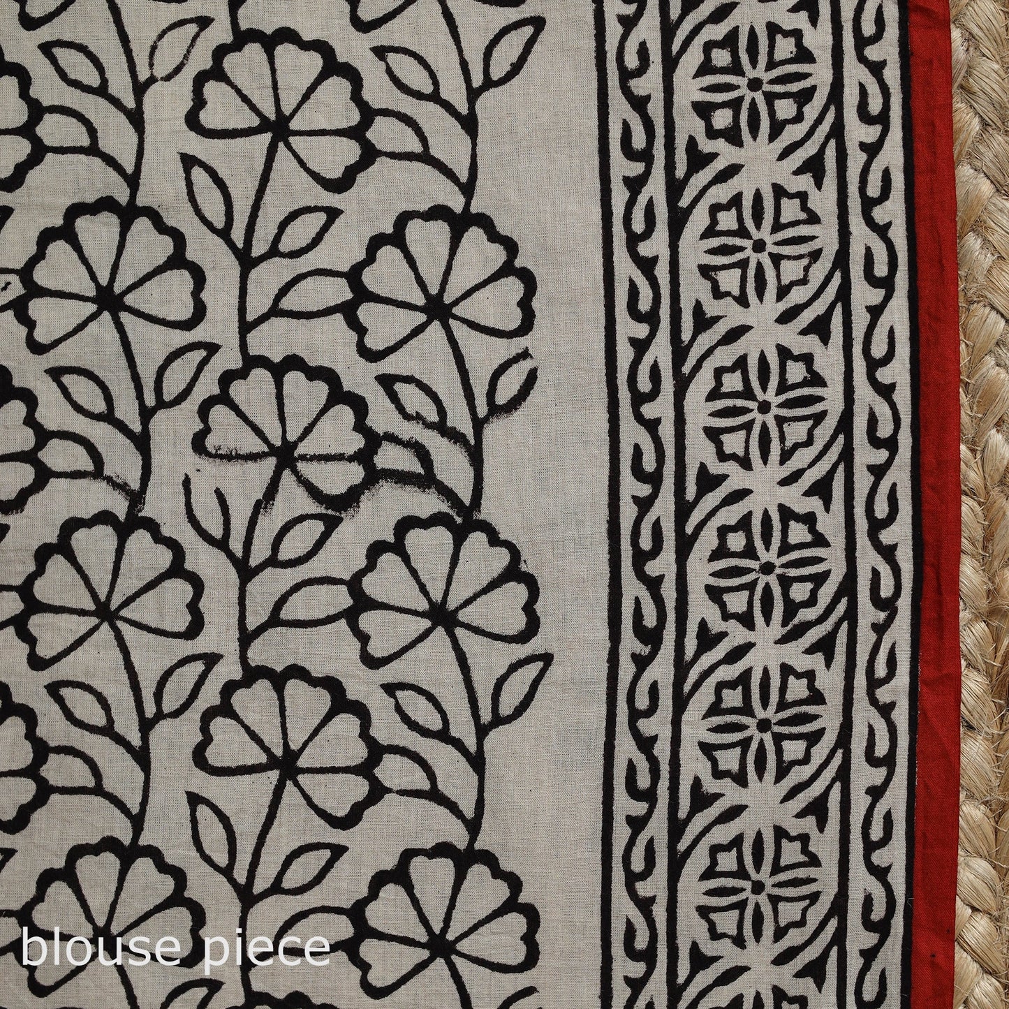 Pure mul cotton natural dyed hand block dabu bagru print