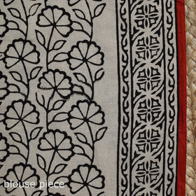 Pure mul cotton natural dyed hand block dabu bagru print