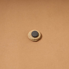 Beige - quirklets handpainted clay pizza fridge magnet 21