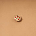 Beige - quirklets handpainted clay pizza fridge magnet 21