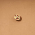 Beige - quirklets handpainted clay pizza fridge magnet 27
