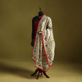 Ranihati chapa work chanderi silk hand embroidery dupatta