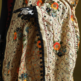 Ranihati chapa work chanderi silk hand embroidery dupatta