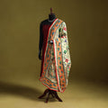 Ranihati madhubani chapa work chanderi silk hand embroidery