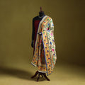 Ranihati madhubani chapa work chanderi silk hand embroidery