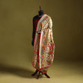 Ranihati madhubani chapa work chanderi silk hand embroidery
