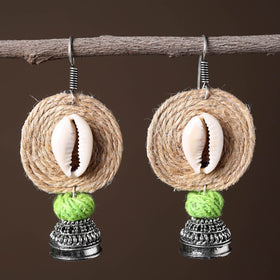 Buy Elegant Jute German Silver Earrings Online in India