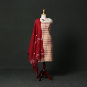 Sambalpuri embroidered cotton 2pc unstitched dress material