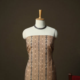 Sambalpuri ikat cotton 3pc unstitched dress material suit
