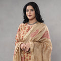 Sanganeri printing maheshwari silk kurta with palazzo &