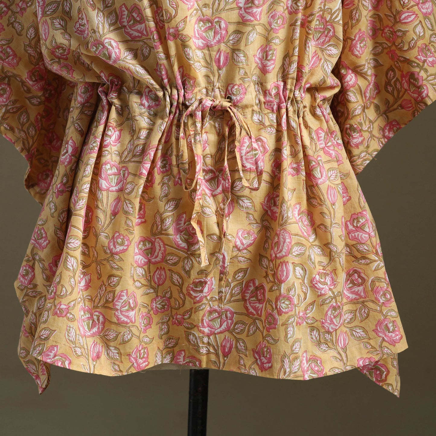 Sanganeri Block Print Cotton Kaftan (Short)