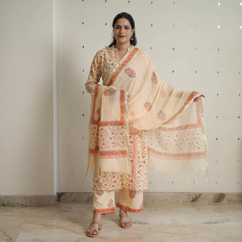  Sanganeri Block Print Suit Set Shop Now Online in India