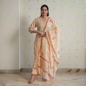  Sanganeri Block Print Suit Set Shop Now Online in India