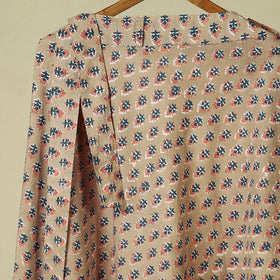 Beige - sanganeri cotton wrap around skirt 06 - handcrafted