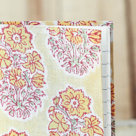  Sanganeri Fabric Cover Handmade Paper Notebook Online in India 