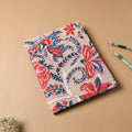 Sanganeri Fabric Cover Handmade Paper Notebook