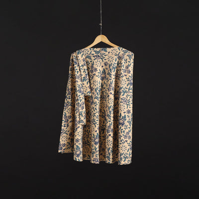 Sanganeri hand cotton wrap around skirt 55 - handcrafted