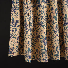 Sanganeri hand cotton wrap around skirt 55 - handcrafted