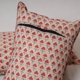 Sanganeri hand block print pillow cover (set of 2) 11