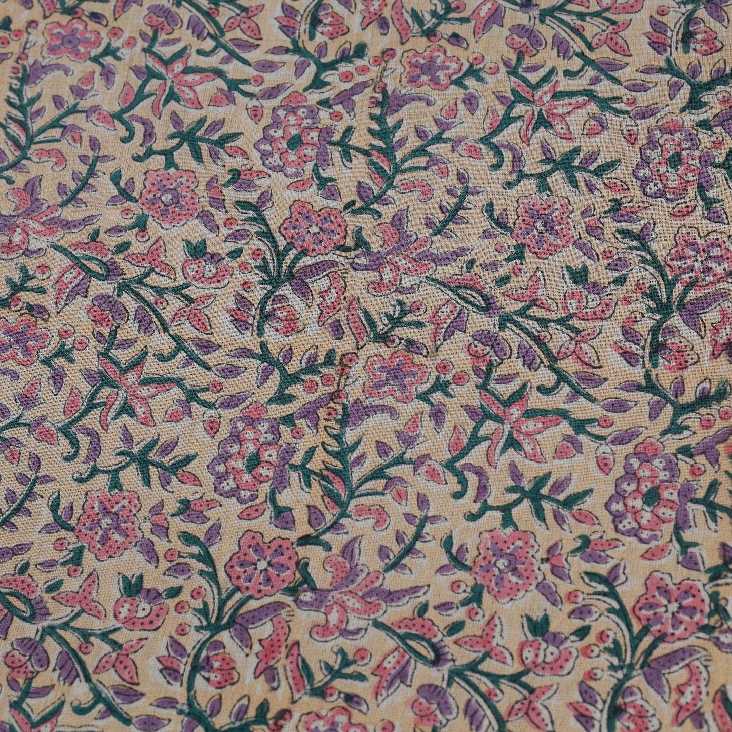 Sanganeri handloom pure wool fabric 08 - handcrafted