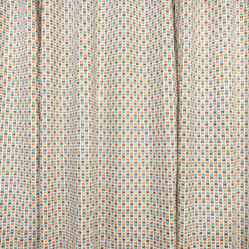 Beige - sanganeri printed cotton window curtain (5 x 3