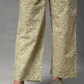 Buy Sanganeri Block Printing Cotton Kurta with Palazzo & Dupatta Set Online at iTokri.com