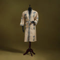 Sanganeri waffle weave handwoven bath robe 17 - handcrafted