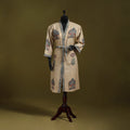 Sanganeri waffle weave handwoven bath robe 22 - handcrafted