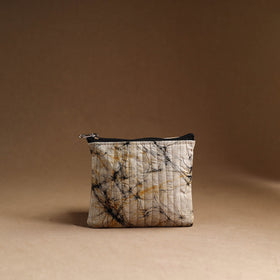 Beige - set of 3 - handmade cotton utility pouches 03