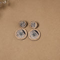 Shanaya jute fabart handmade earrings - handcrafted