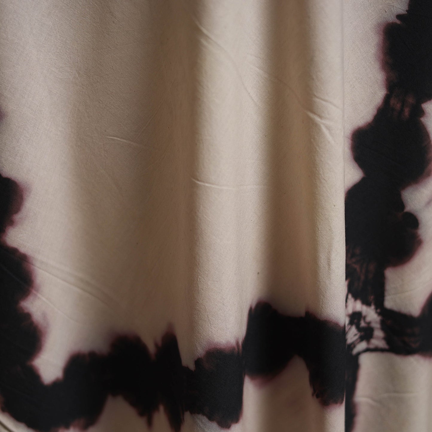 Shibori tie-dye pure mul cotton fabric 18 - handcrafted