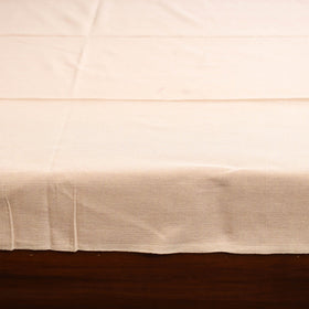 Beige - single handloom cotton bed sheet (90 x 60 in) 121